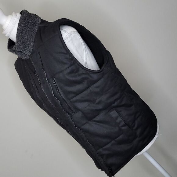 Bigchill outerwear reversible black vest sz M - Picture 4 of 13